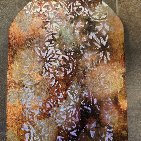 HANDCRAFTED Upcycled Wood Paddle HANDPAINTED Wall Art Decor Handmade Artwork - Picture 7 of 15